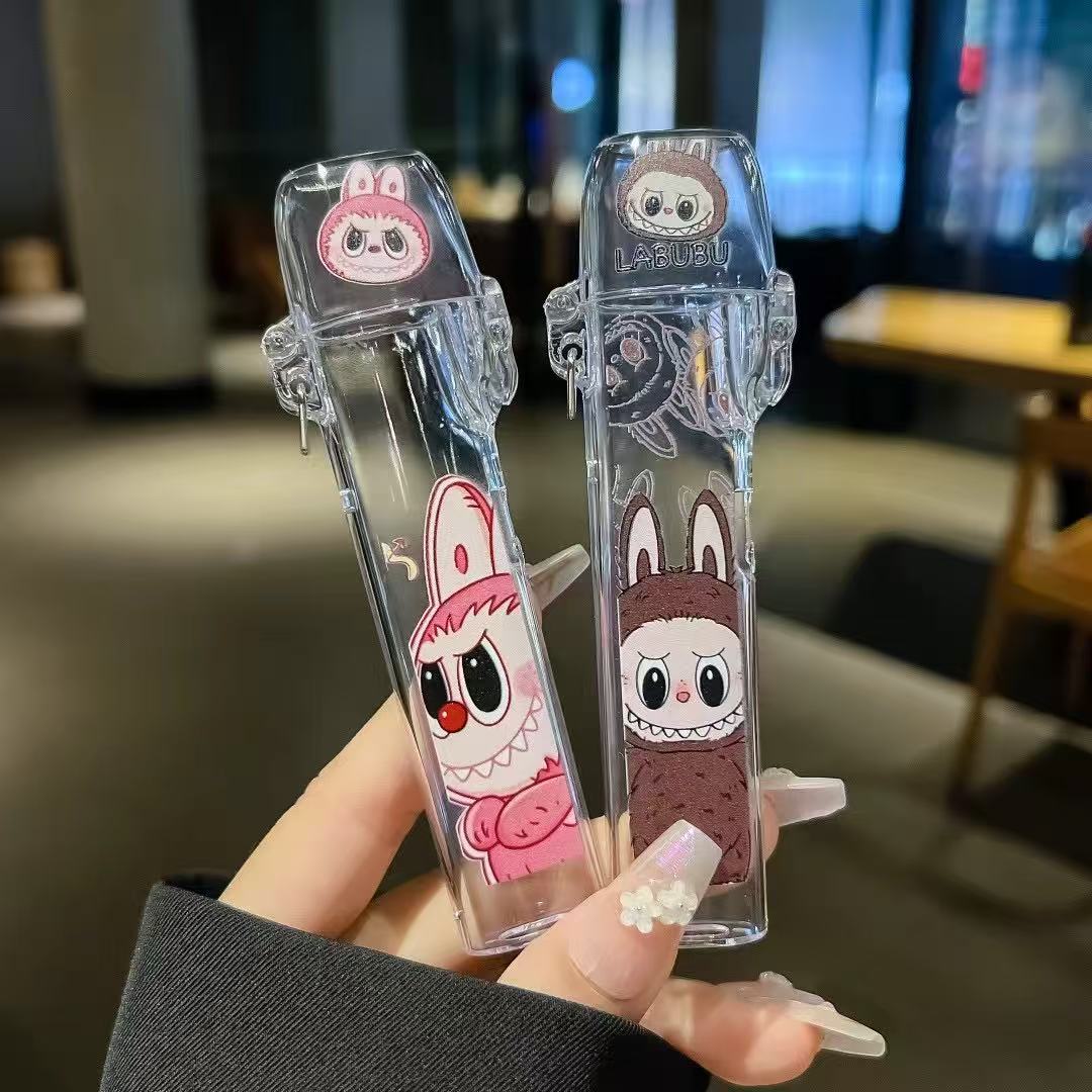 Labubu彈蓋保護殼 拉布布印花圖案 電子煙主機保護殼
