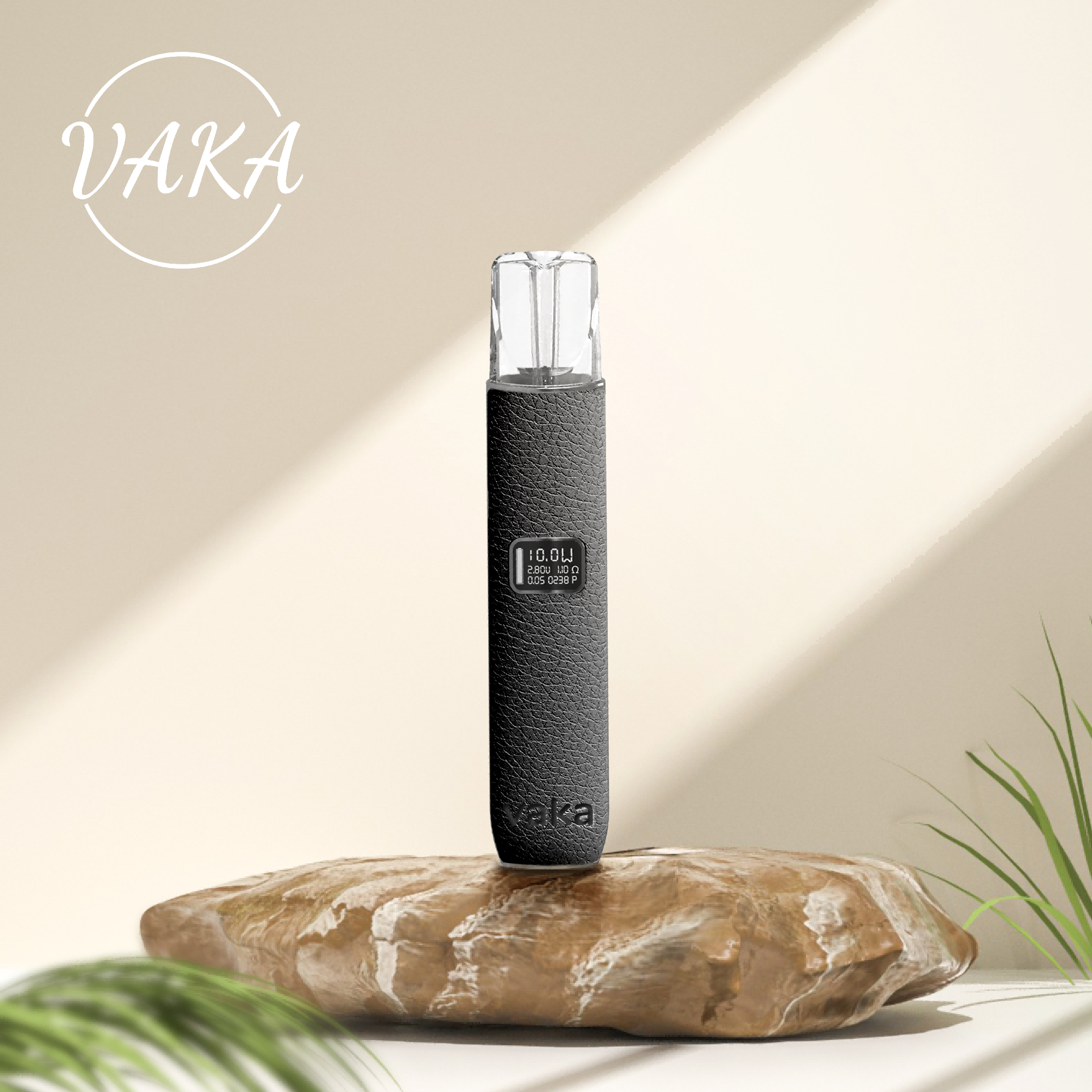 VAKA高級皮革主機 一代電子菸桿 兩檔調節 電量顯示