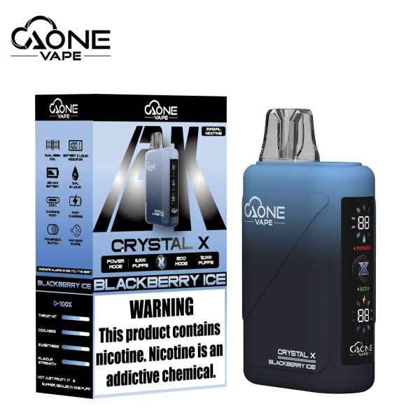 AONE VAPE CRYSTAL X 水晶2代拋棄式 12000口