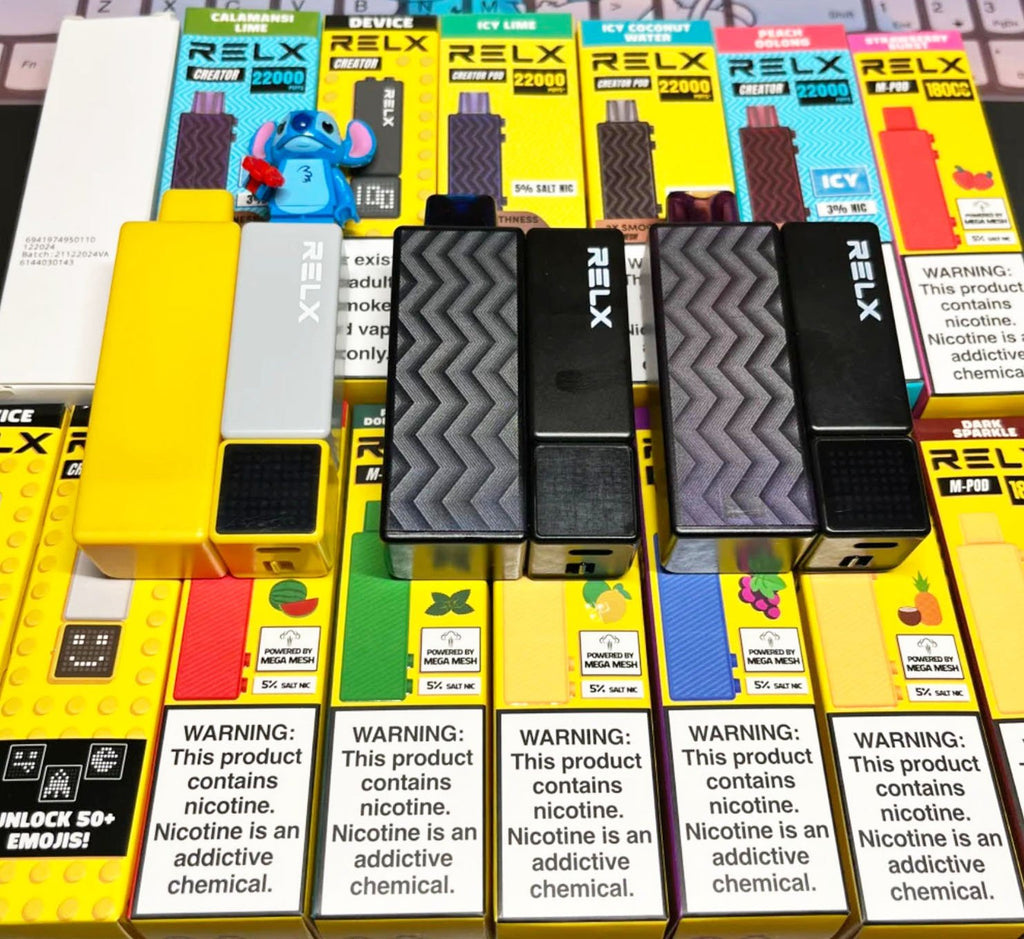 【活動】RELX悅刻積木樂高換彈拋棄式 22000口 智能螢幕 可調功率主機